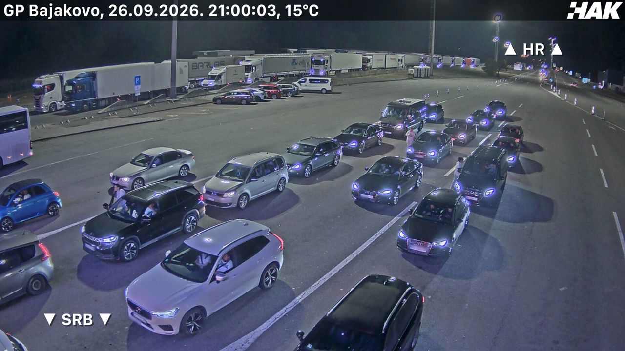 21:00 — smer Srbija 21:00 — smer Srbija